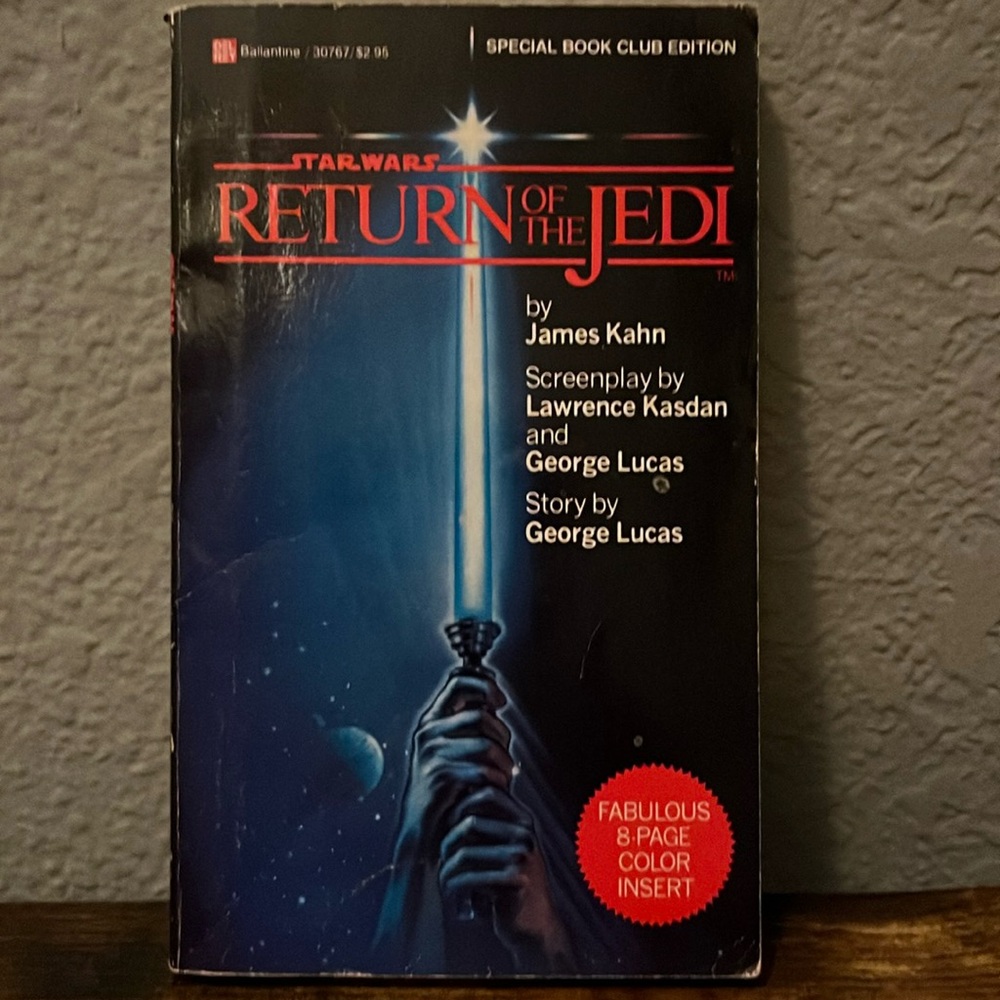 Star Wars Return of the Jedi book